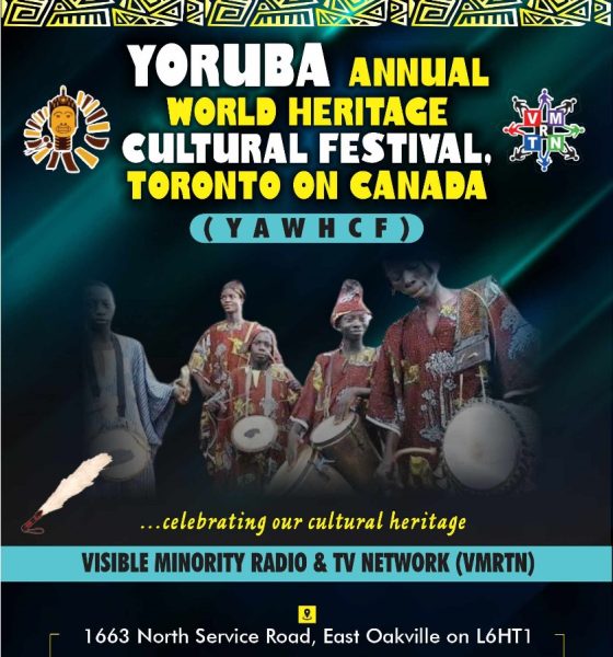 Organisers announce date for inaugural Yoruba World Heritage Cultural Festival in Canada