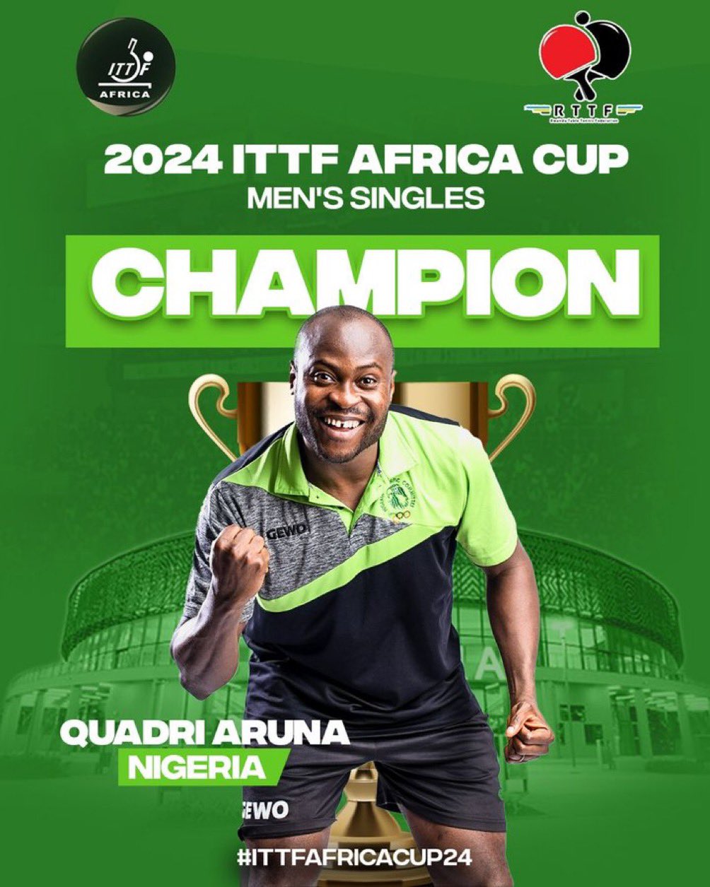 Tinubu congratulates Aruna Quadri on winning African championship title
