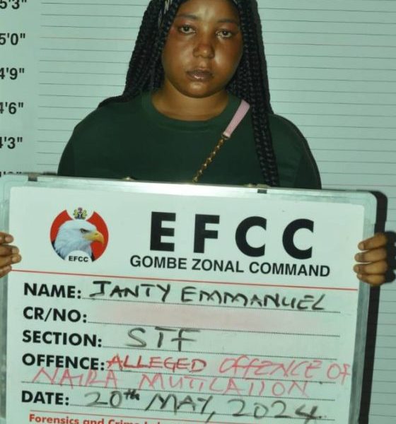 Naira abuse: EFCC arrests woman for spraying N1000 notes