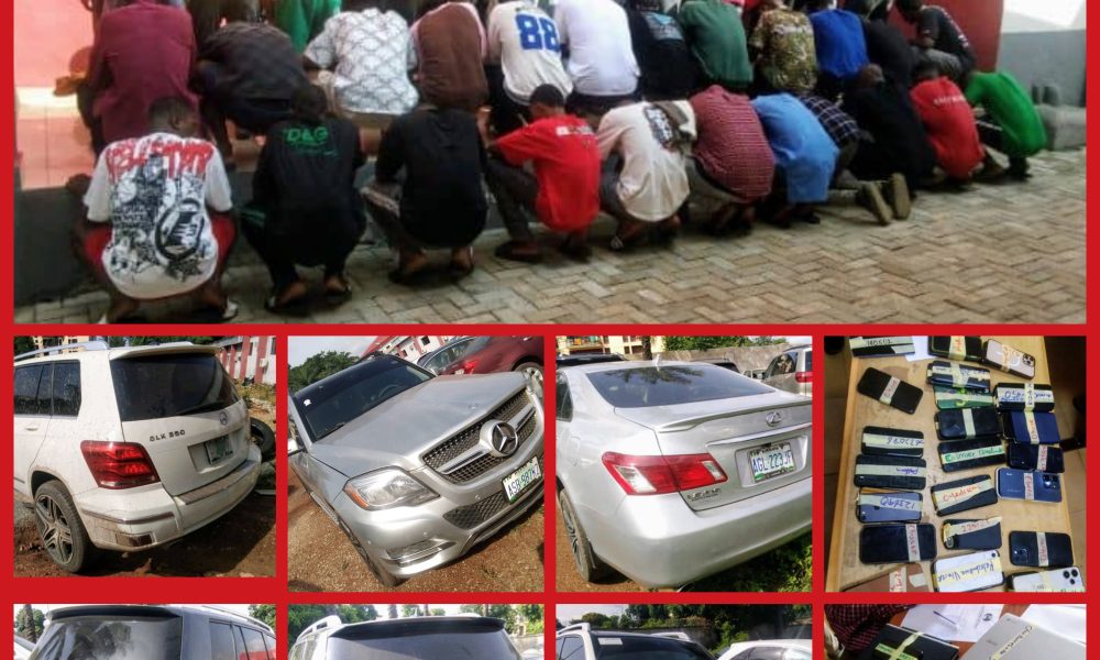 EFCC arrests 46 suspected internet fraudsters in Awka