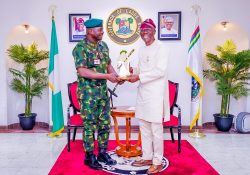 Sanwo-Olu receives Chief of Defence Staff, Chris Musa