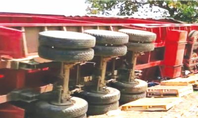 Many feared dead as trailer crushes bus in Abia