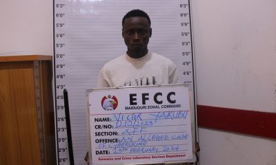 EFCC secures court's conviction of 2 fraudsters over N3.2m fraud in Maiduguri