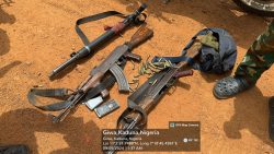 Troops neutralize terrorists, capture arms, destroy terrorists' administrative refuge in Kaduna