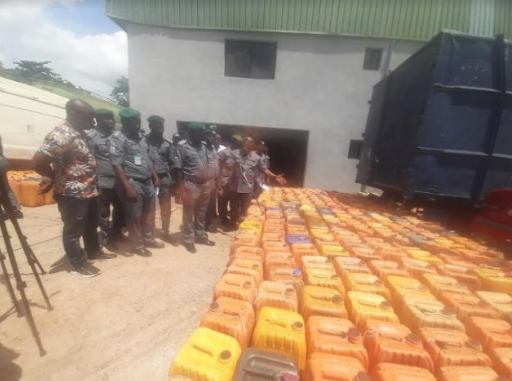Customs impound N19m worth of smuggled petrol in Ogun, Lagos