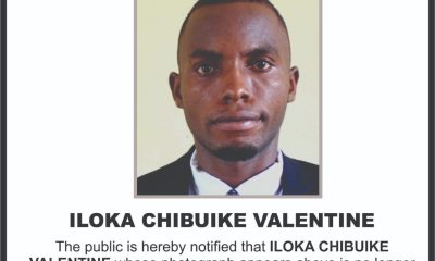 EFCC issues disclaimer on former staff, Iloka Chibuike Valentine