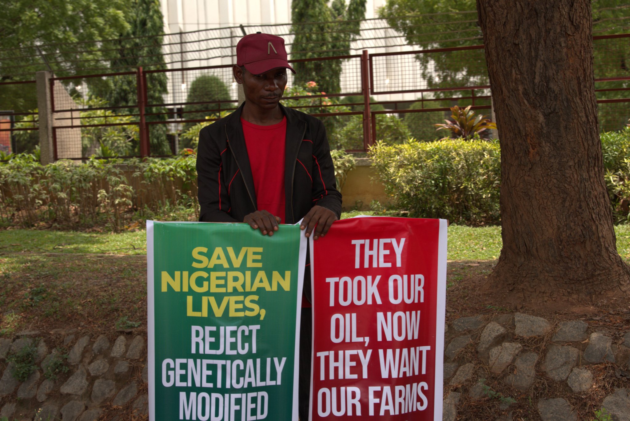 Protesters demand ban on GMO products in Nigeria