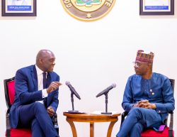 Sanwo-Olu hosts IFC MD, Diop, at Lagos House, Marina 