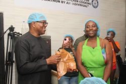  Obi visits Chef Grace Nwaokobia as she breaks Guinness World Record on longest cooking marathon 