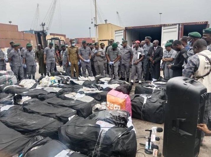 Customs intercepts N4.1b illicit drugs imported from Canada and India at Tin-Can Port