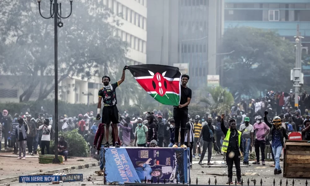 Several people feared killed as protesters set parliament building on fire