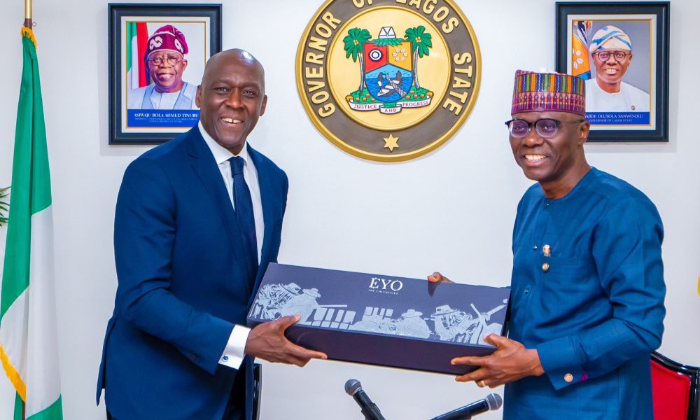 Sanwo-Olu hosts IFC MD, Diop, at Lagos House, Marina