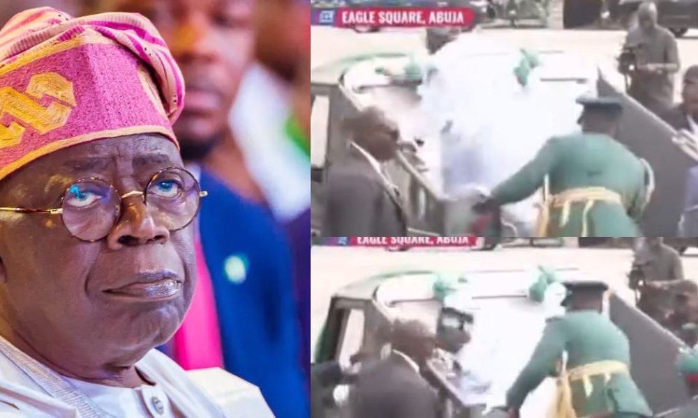 Presidency reacts to Tinubu’s slip at Democracy Day parade