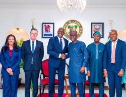 Sanwo-Olu hosts IFC MD, Diop, at Lagos House, Marina 