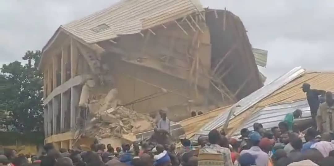 Several feared dead as school building collapses on students in Jos