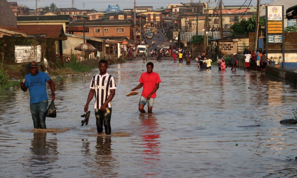 Lagos under siege from floods after hours of heavy downpour