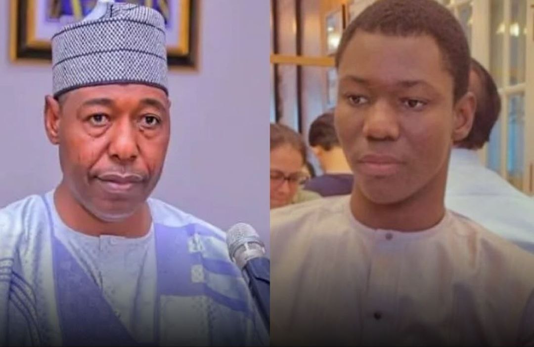 Gov. Zulum’s son reacts to reports that his brother killed someone