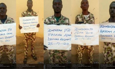 Soldiers reportedly dismissed for fleeing during Boko Haram attack