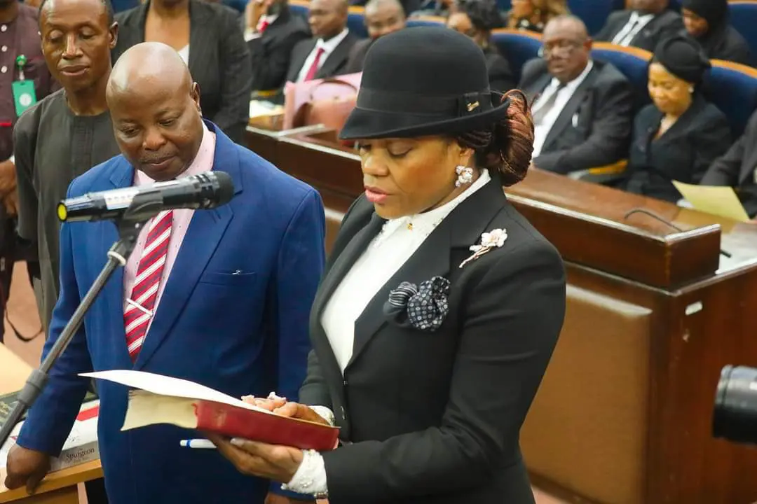 Wike’s wife, others sworn in as Appeal Court Justices