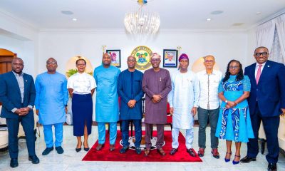 Bill and Minda Gates Foundation delegation with Gov Babajide Sanwo-Olu