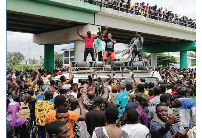 Protest Against Economic Hardship Disrupted by Security Forces at Abuja Stadium