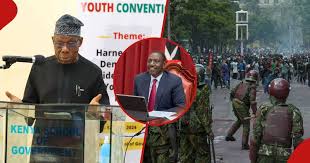 Former President Olusegun Obasanjo in Kenya