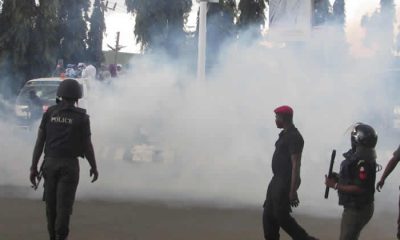 Protesters Dispersed with Tear Gas at Lekki Tollgate Amid Nationwide Demonstrations