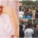 Protests Erupt in Daura, Demonstrators Target Former President Buhari's Residence