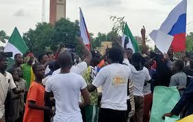 Hardship protest: Northern youths call for military takeover, display Russian flag,