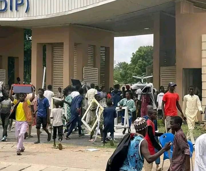 Protesters Loot, Set Ablaze Newly Built NCC Industrial Park in Kano