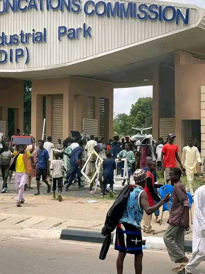 Protesters Loot, Set Ablaze Newly Built NCC Industrial Park in Kano
