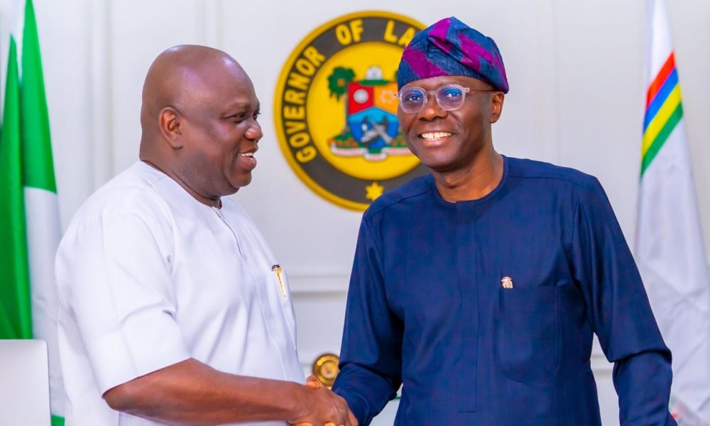 Sanwo-Olu, Ambode reunite, discuss Lagos State's future