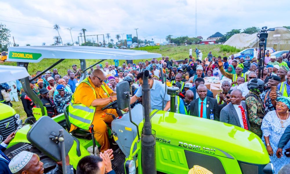 Adeleke inaugurates tractor for agric revolution