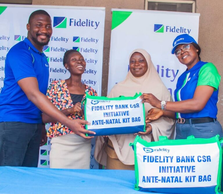 Fidelity Bank donates maternity kits to support pregnant women