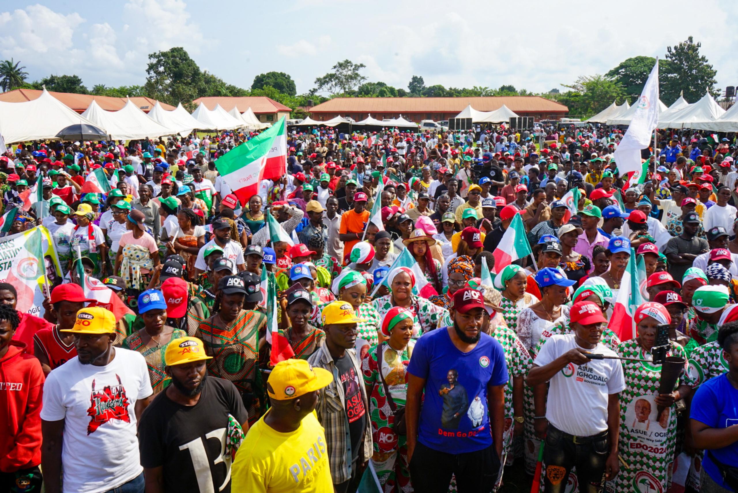 PDP gains momentum as hundreds defect in Esan Central, Back Ighodalo