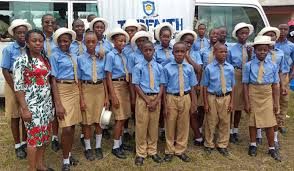 Students of Topfaith Secondary School