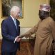 Tinubu received by His Majesty King Charles III at Buckingham Palace