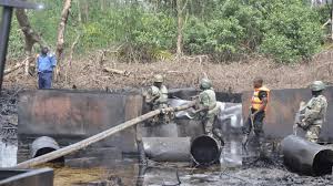 illegal refining sites