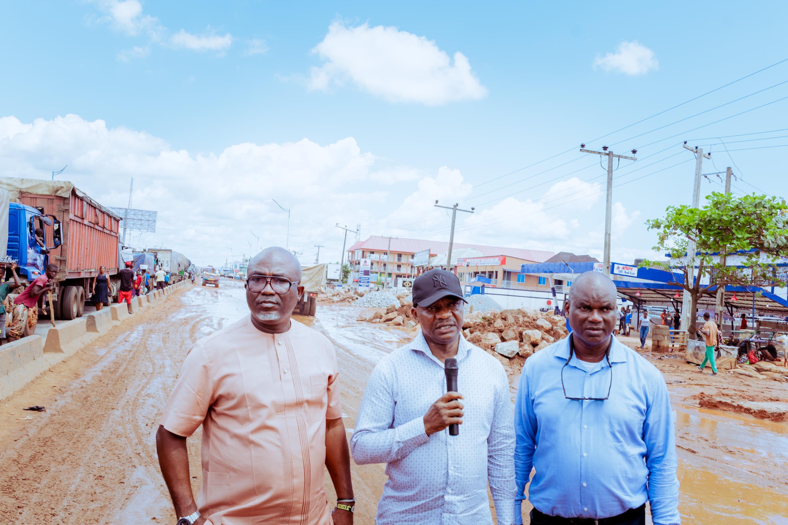 Rehabilitation of failed portions on Benin-Asaba road