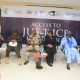 Section of the roundtable on “Access to Justice for Young People,” organized by the Senior Special Assistant to the President on Citizenship and Leadership, Rinsola Abiola