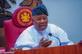 Senate President Godswill Akpabio urges senators to work hand in hand with the executive