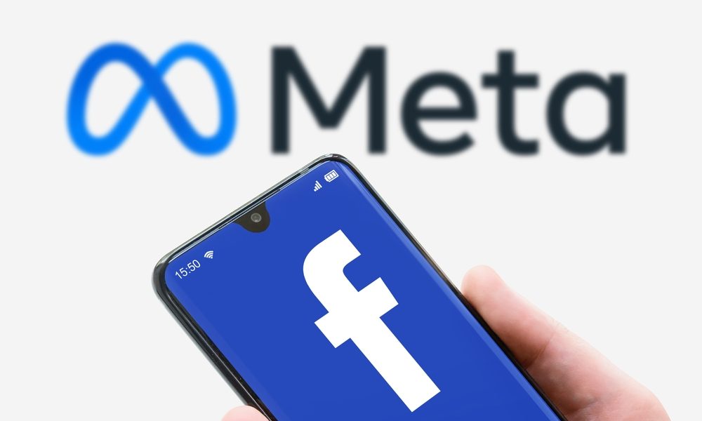 Facebook,Logo,On,Screen,Of,Mobile,Phone,On,Meta,Word