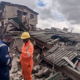 collapsed Lagos building —LASEMA