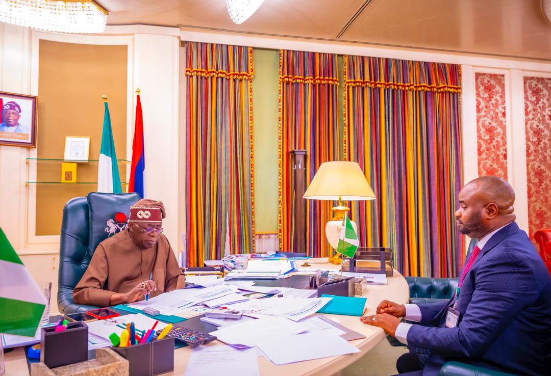 Tinubu hosts FIRS Chairman at State House