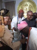 Peter Obi at commissioning of Oduduwa House in Ile Ife donated to the Oni of Ife