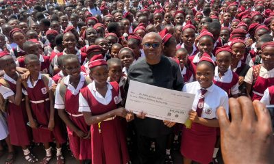 Presentation of N15m cheque to secondary school