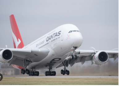 Qantas flight