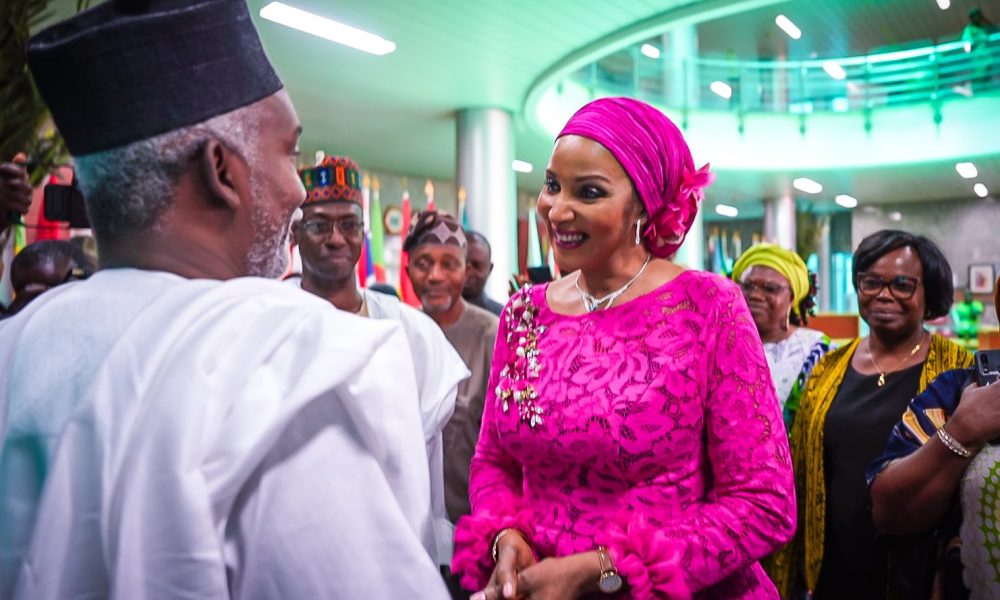 Minister receives Bianca Ojukwu