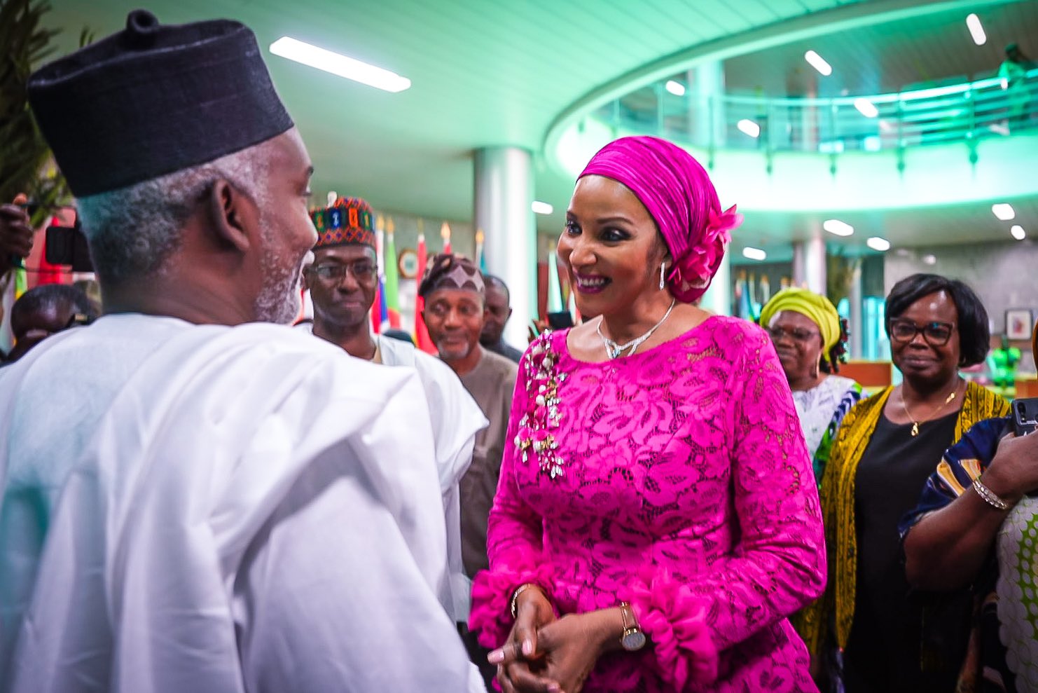 Minister receives Bianca Ojukwu