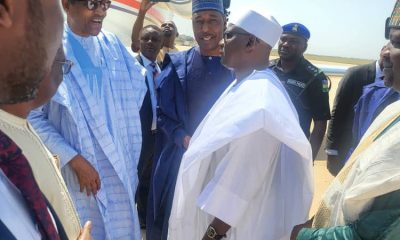 Ali Ndume receives Buhari on solidarity visit to borno